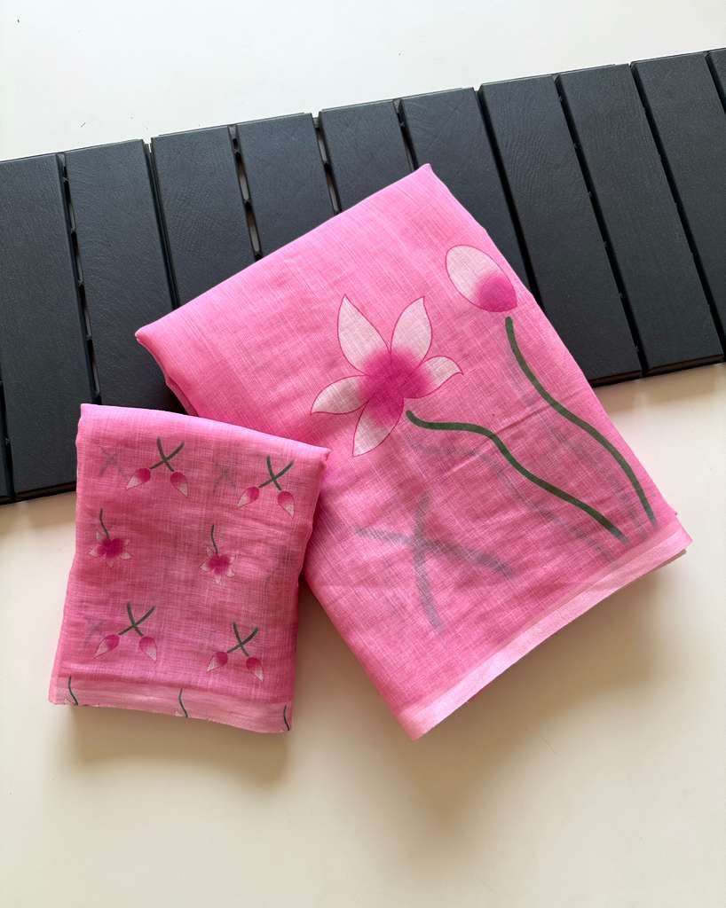 Kayatri New Soft Linen Designer Saree with Digital Print