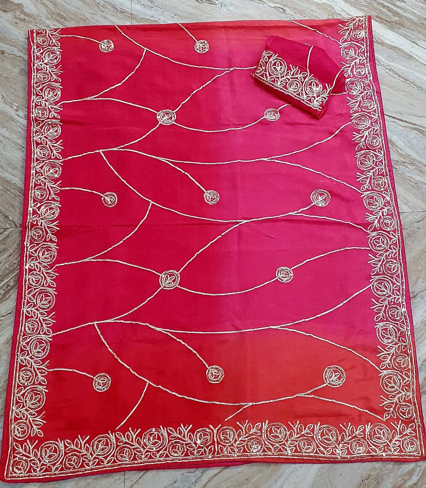 Kayatri New Luxury Rasiyan Silk Saree with Classic Jaal Work
