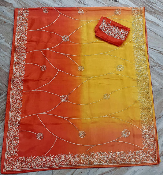 Kayatri New Luxury Rasiyan Silk Saree with Classic Jaal Work