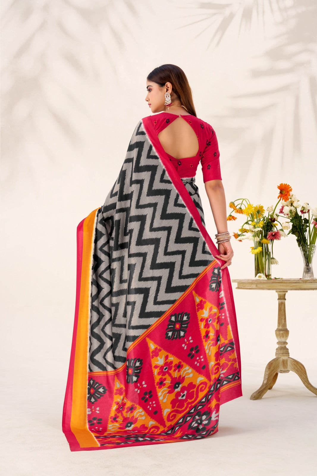 Kayatri New Graceful Tasar Silk Printed Saree Lightweight  Elegant