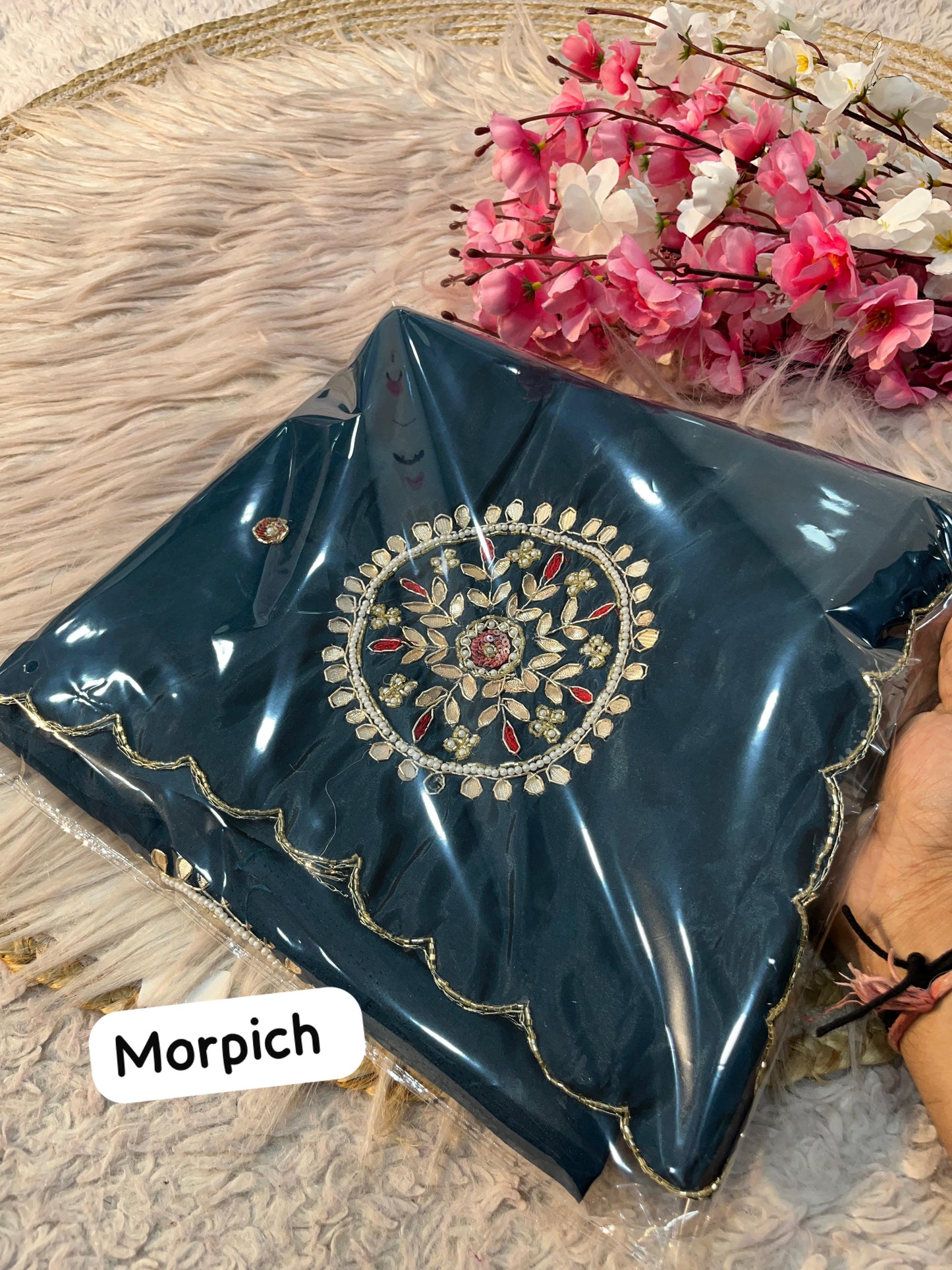 Kayatri New Designer H.O Silk Zardozi Saree with Heavy Mono Work Contrast Blouse