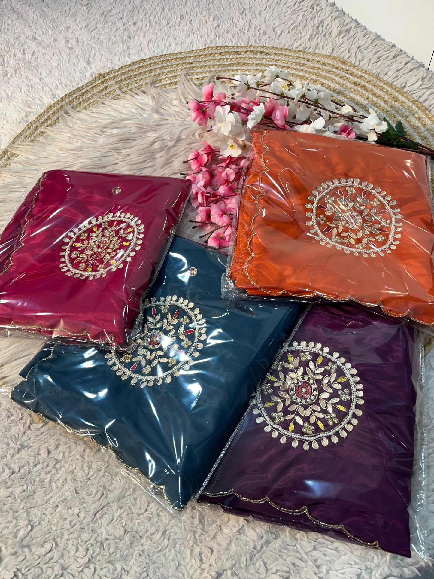 Kayatri New Designer H.O Silk Zardozi Saree with Heavy Mono Work Contrast Blouse