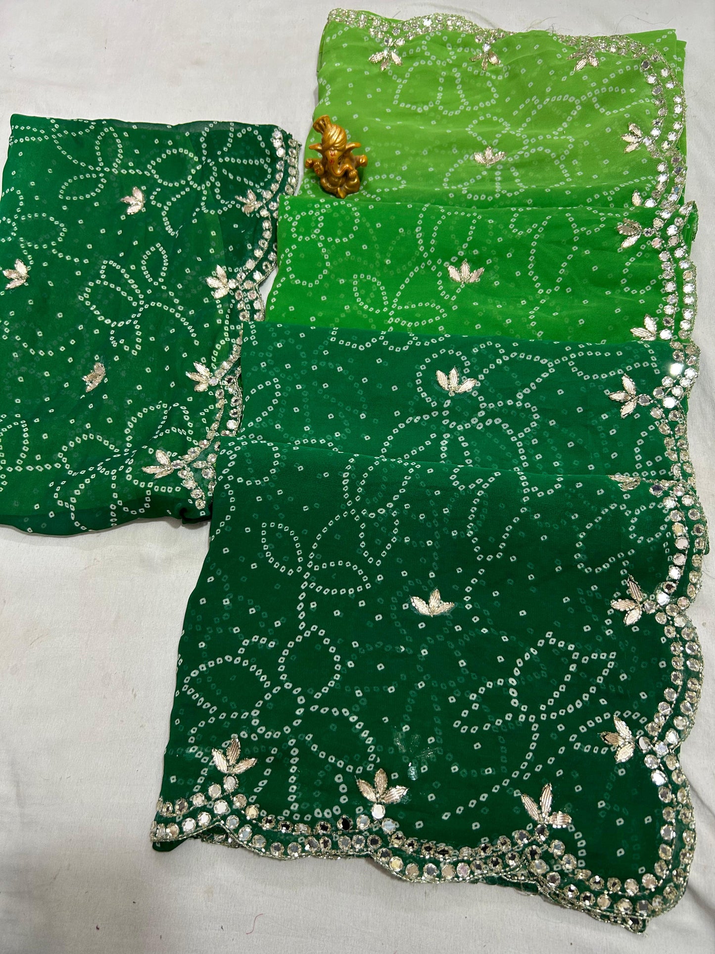 Kayatri New Traditional Soft Georgette Saree with Elegant Handcrafted Detailing