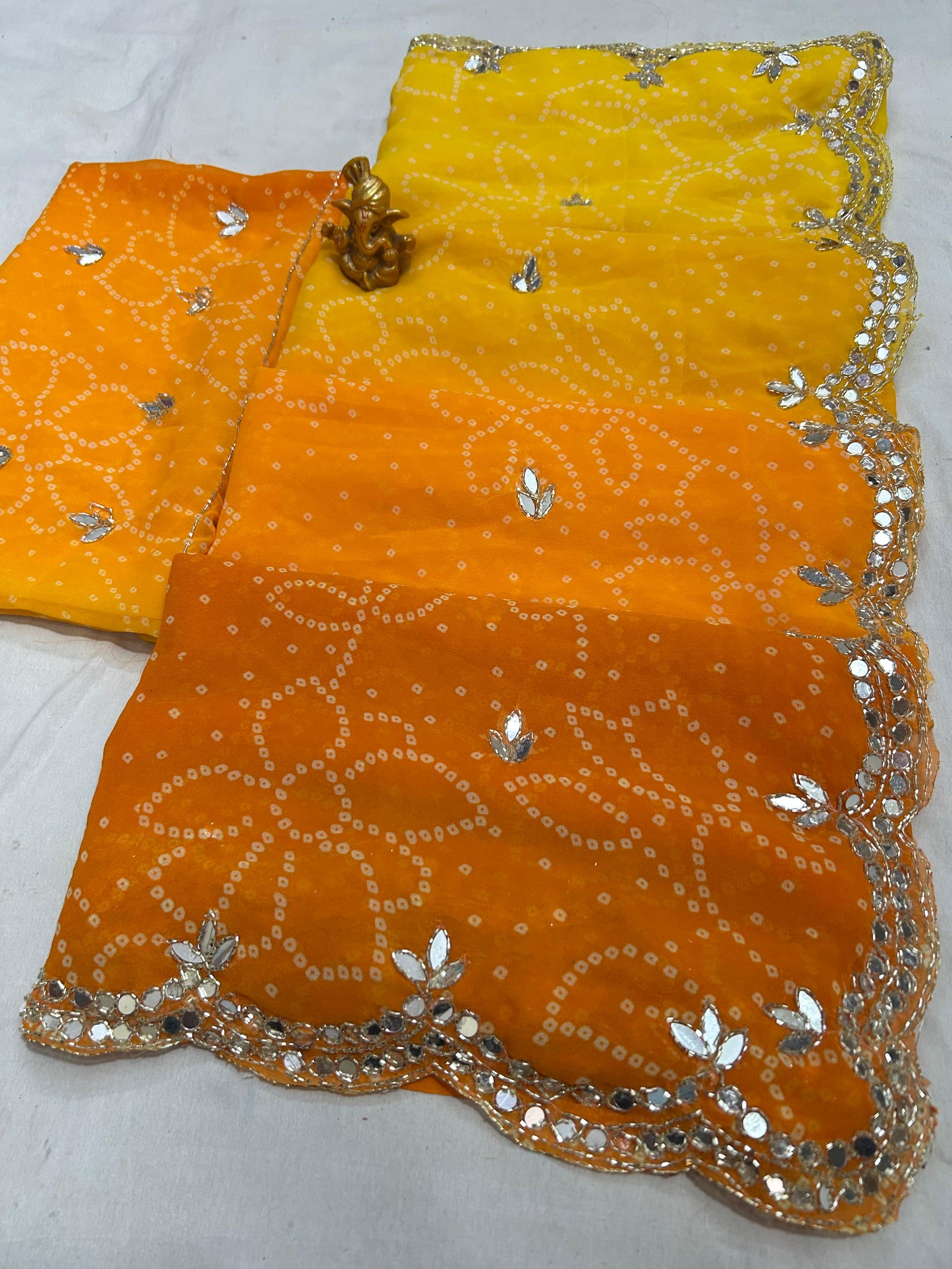 Kayatri New Traditional Soft Georgette Saree with Elegant Handcrafted Detailing