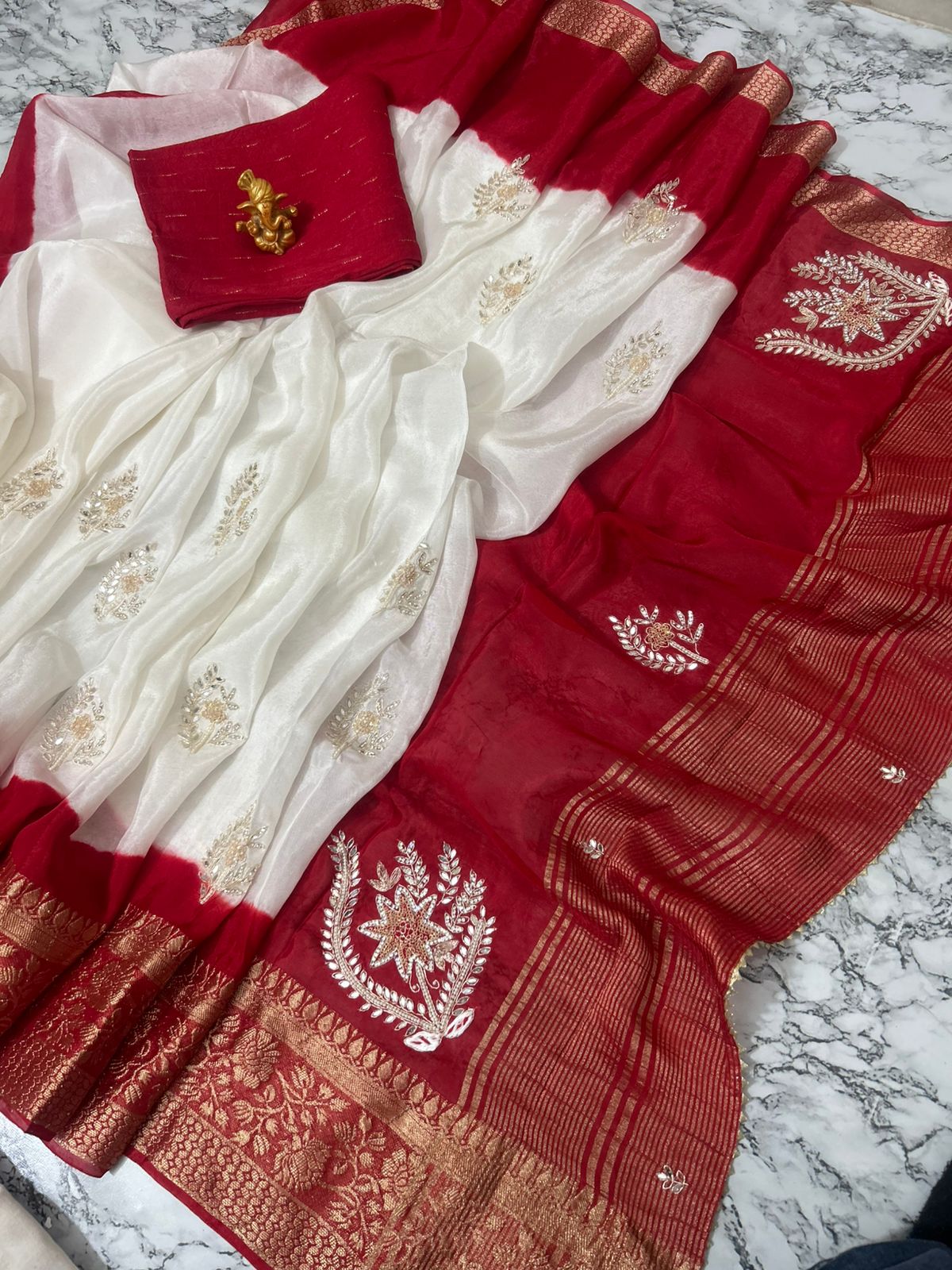 Kayatri New Premium H.O. Silk Zari Saree with Elegant Handwork Detailing