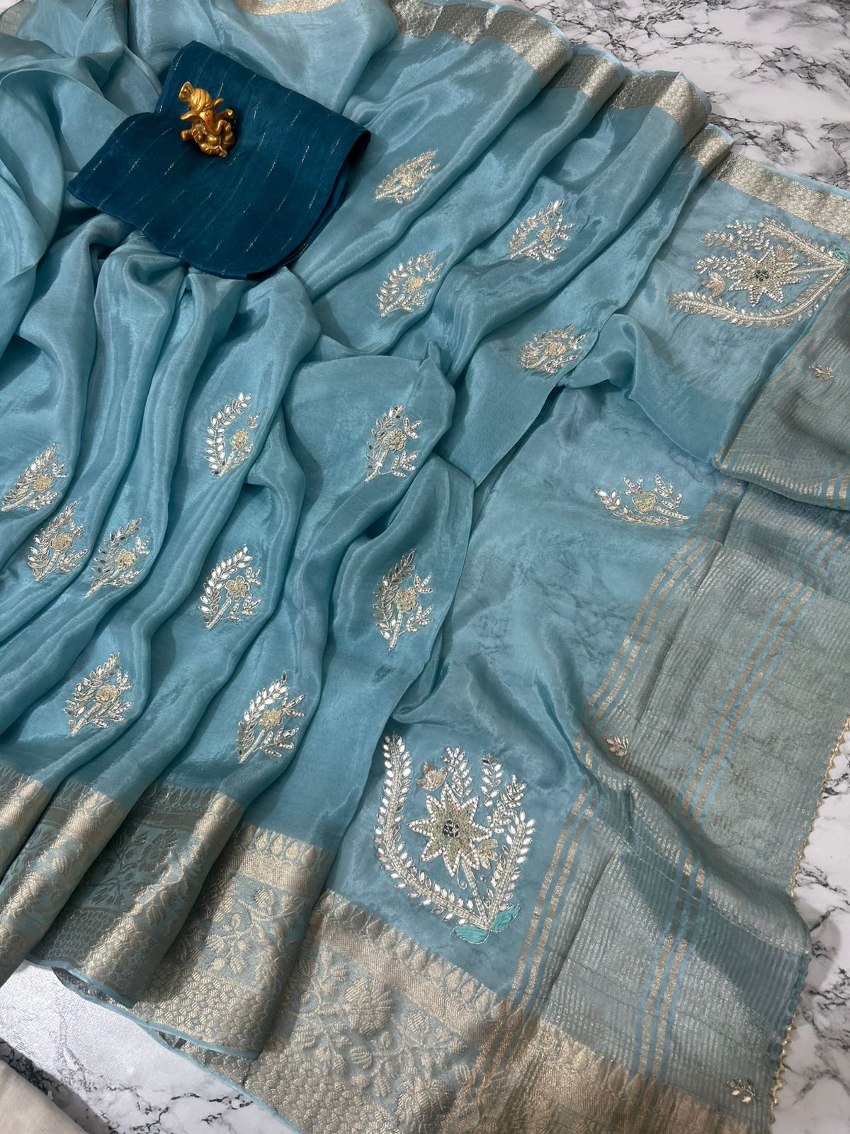Kayatri New Premium H.O. Silk Zari Saree with Elegant Handwork Detailing