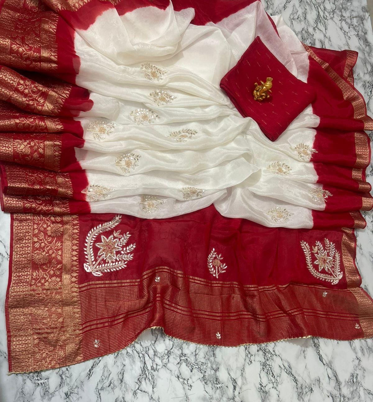 Kayatri New Premium H.O. Silk Zari Saree with Elegant Handwork Detailing