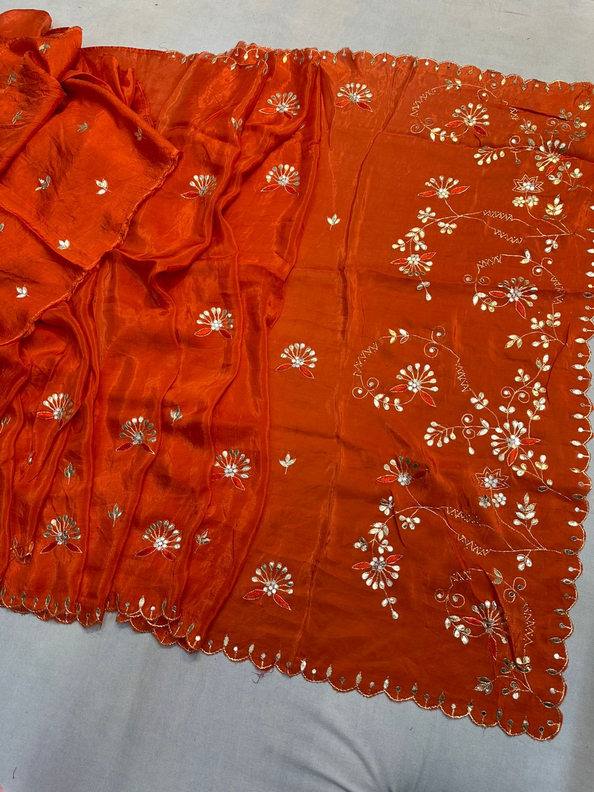 Kayatri New Elegant H.O. Silk Saree Highlighted with Stunning Gotta Patti Embellishment