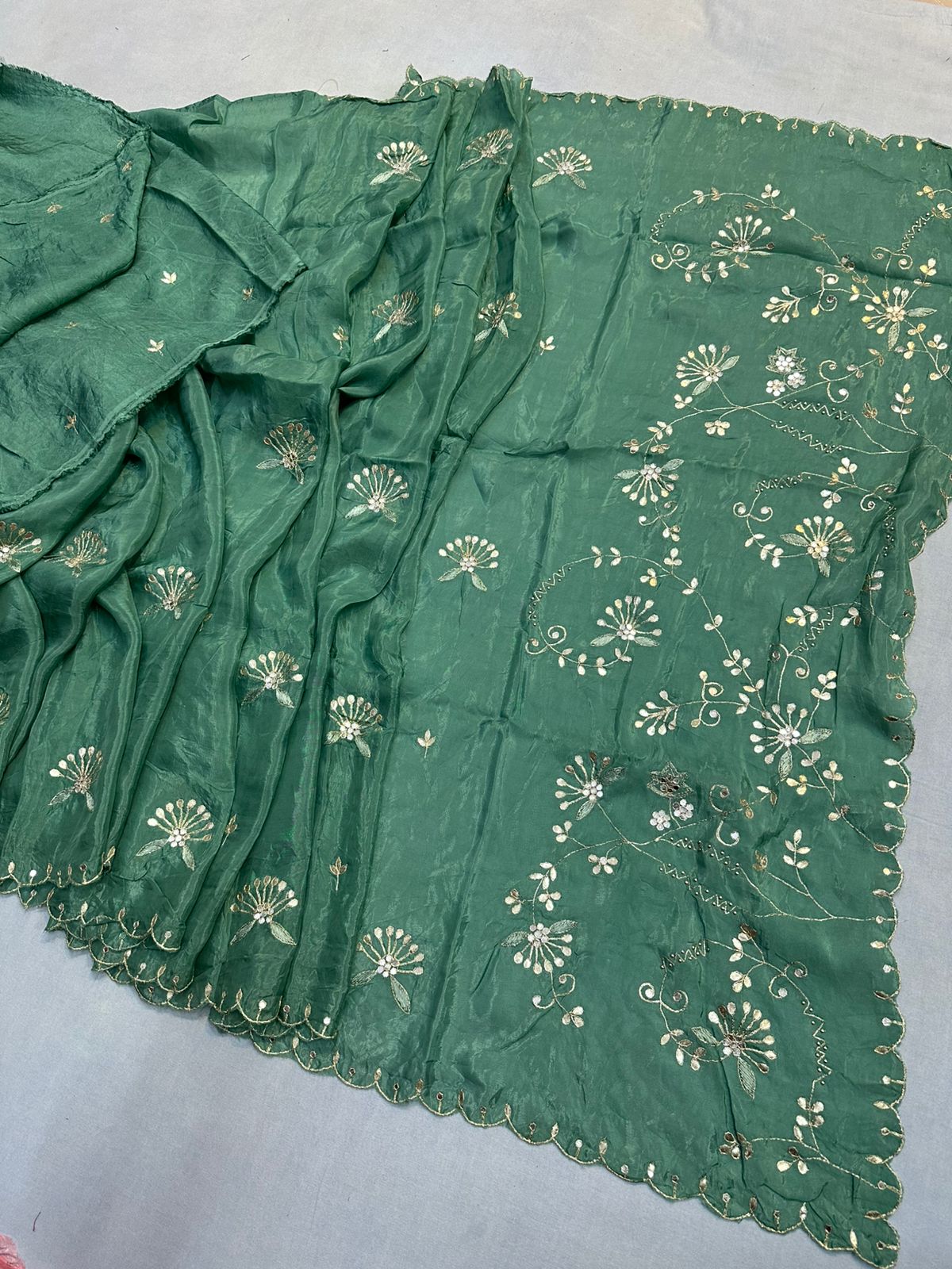 Kayatri New Elegant H.O. Silk Saree Highlighted with Stunning Gotta Patti Embellishment