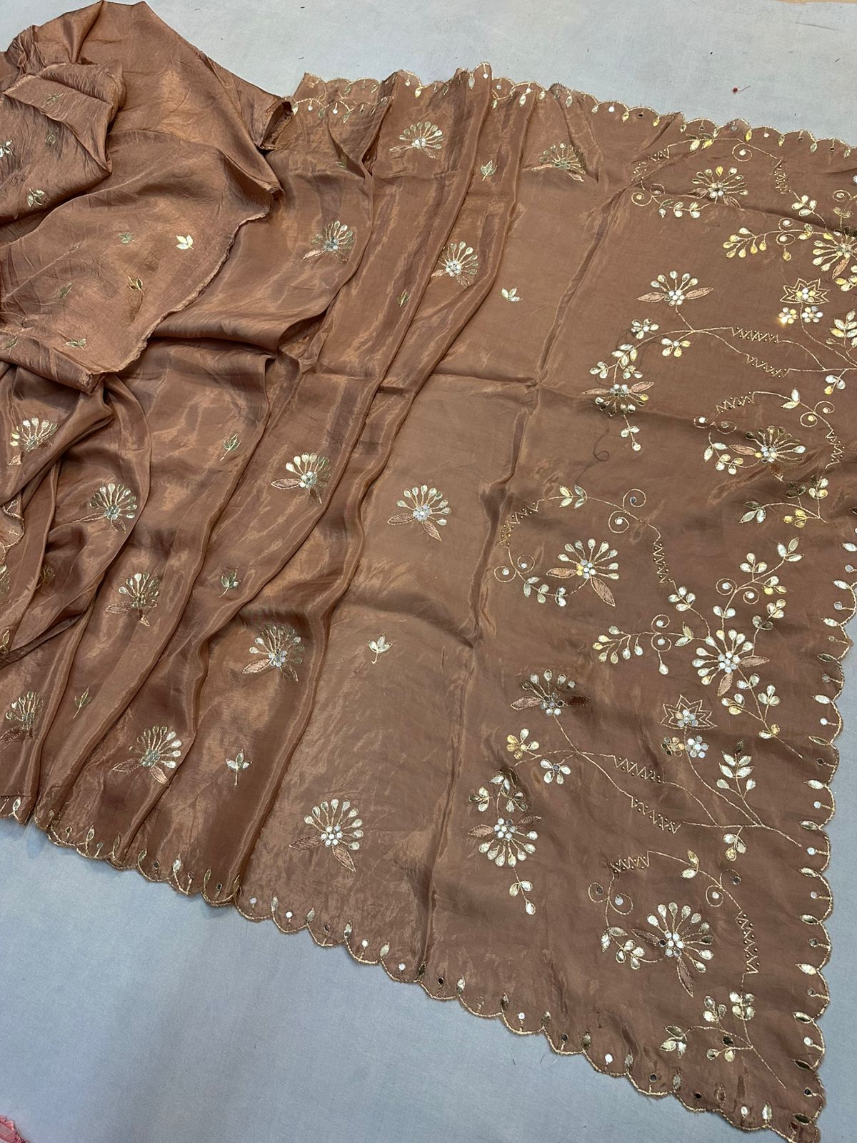 Kayatri New Elegant H.O. Silk Saree Highlighted with Stunning Gotta Patti Embellishment