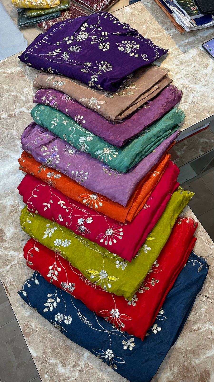 Kayatri New Elegant H.O. Silk Saree Highlighted with Stunning Gotta Patti Embellishment