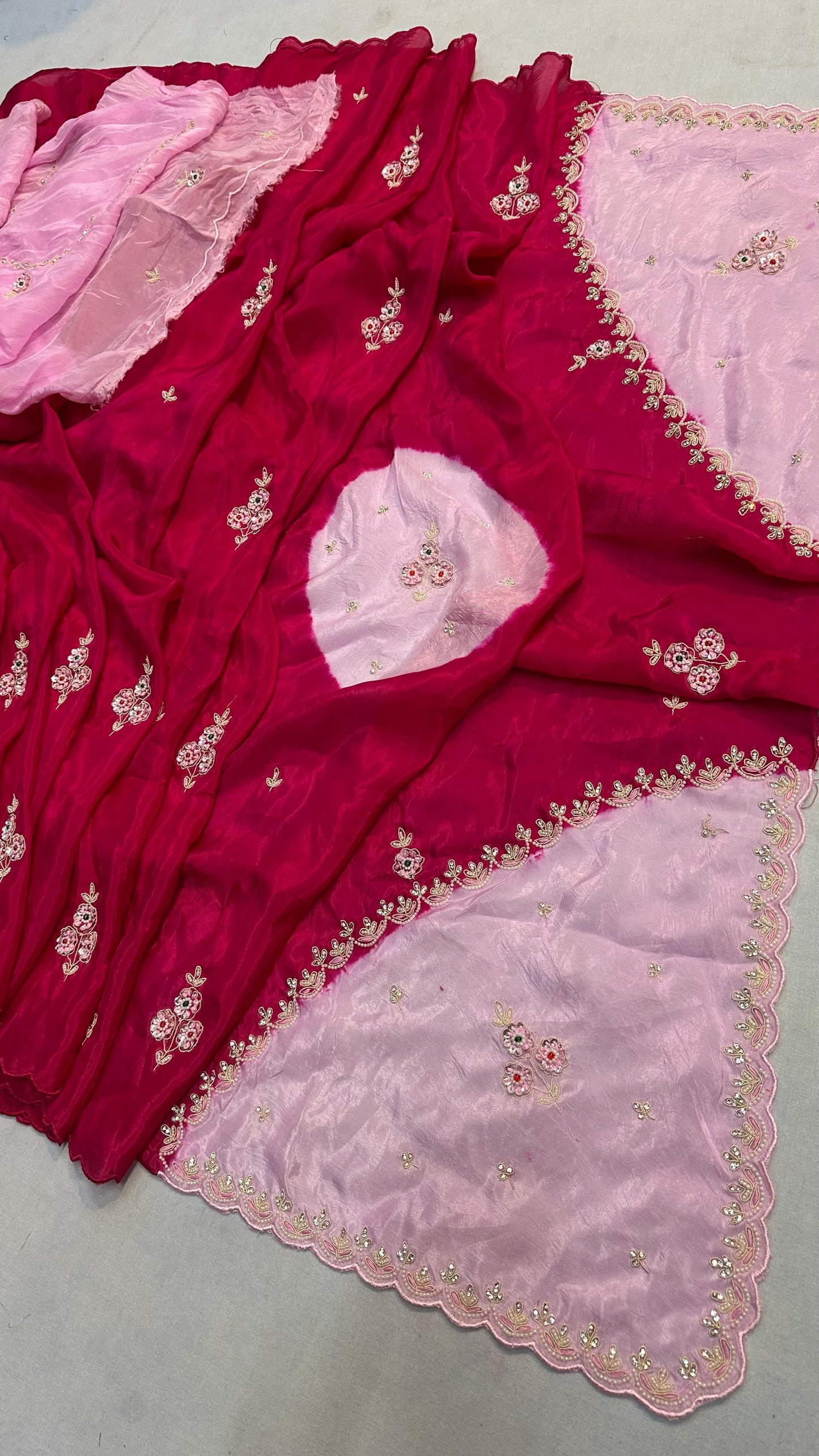 Kayatri New Elegant Pure H.O. Silk Saree Highlighted with Handcrafted Work