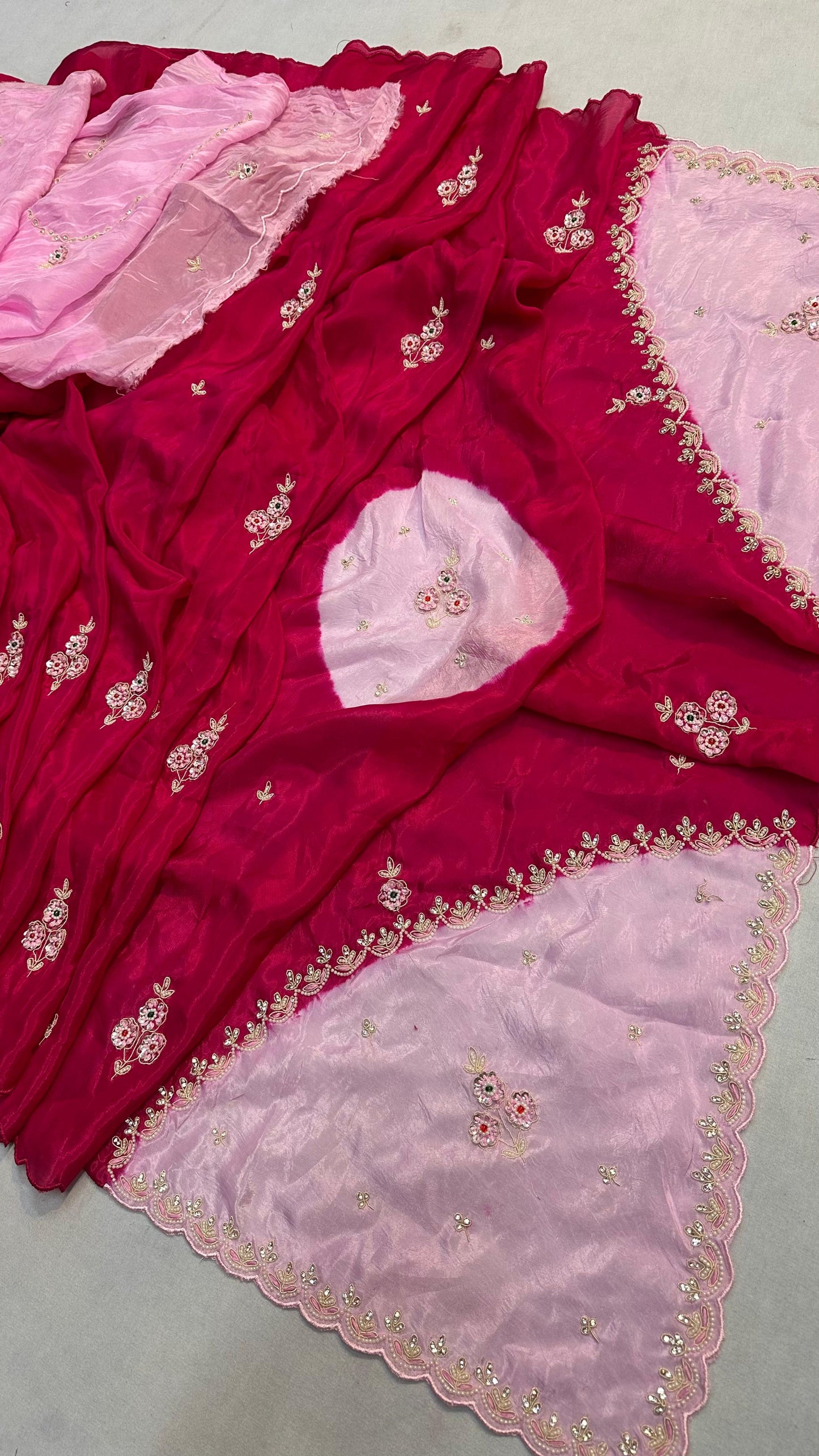 Kayatri New Elegant Pure H.O. Silk Saree Highlighted with Handcrafted Work