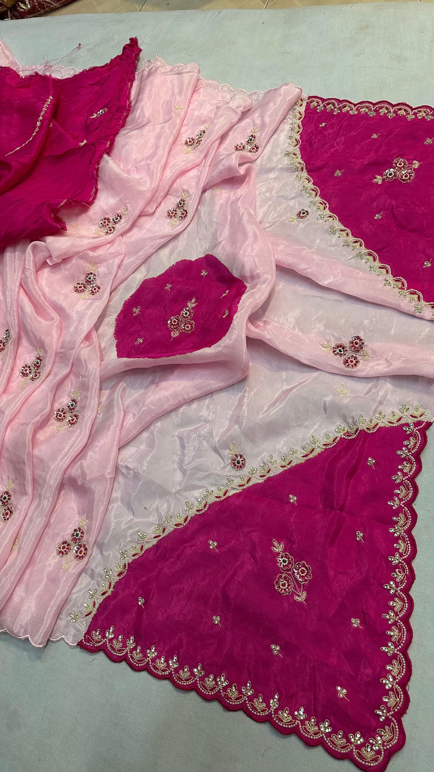 Kayatri New Elegant Pure H.O. Silk Saree Highlighted with Handcrafted Work