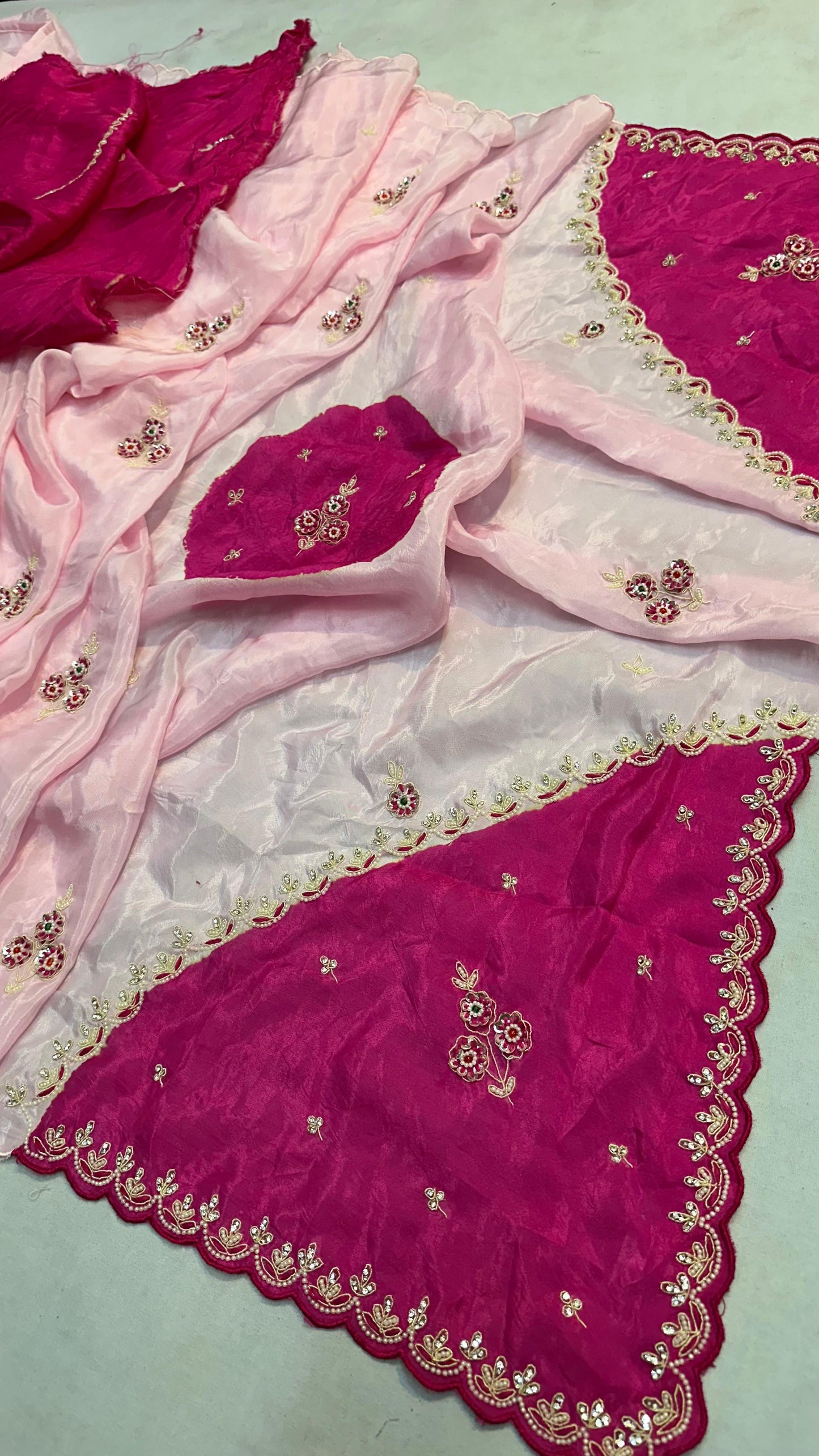 Kayatri New Elegant Pure H.O. Silk Saree Highlighted with Handcrafted Work