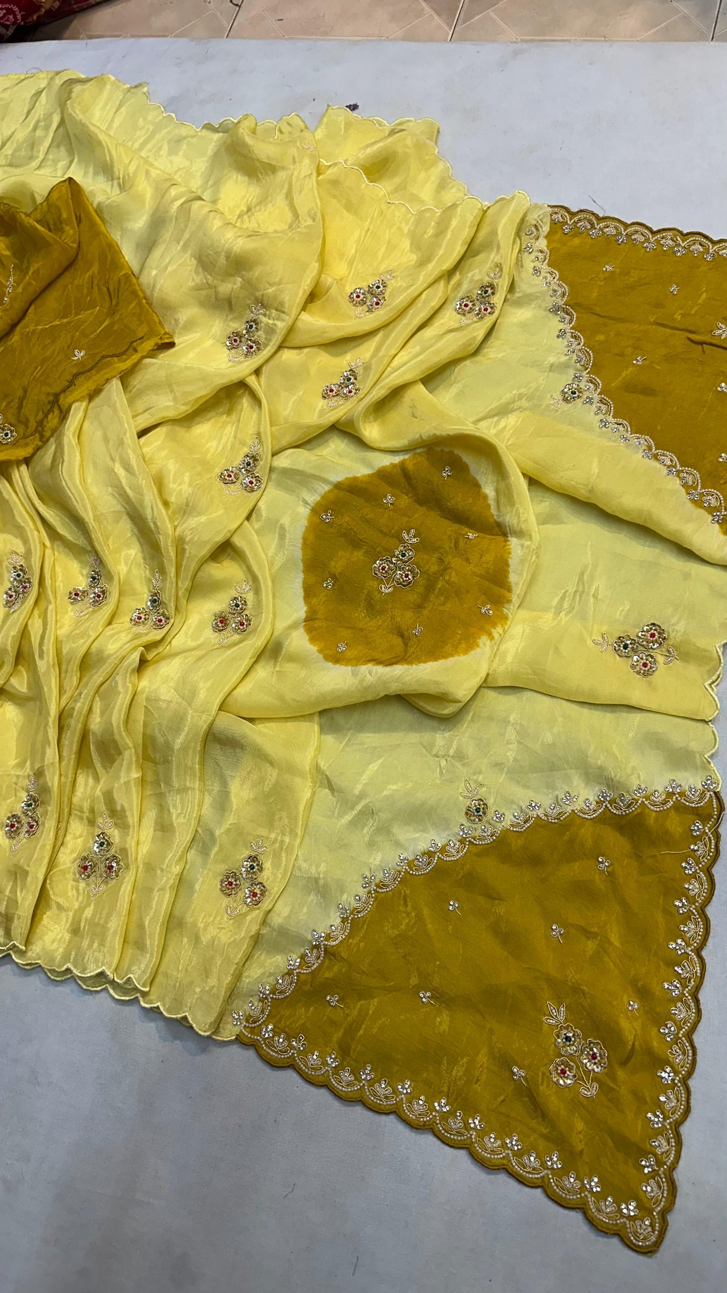 Kayatri New Elegant Pure H.O. Silk Saree Highlighted with Handcrafted Work