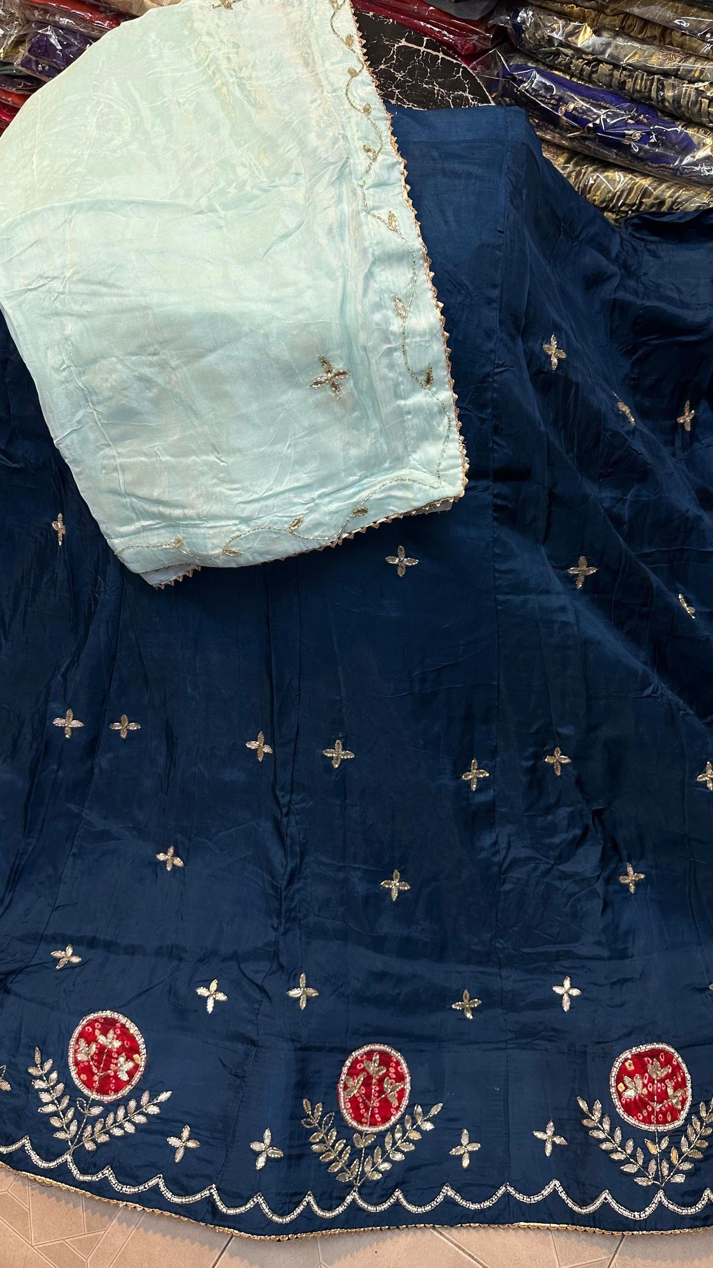 Kayatri New Designer Upara Silk Lehenga with Premium Finish