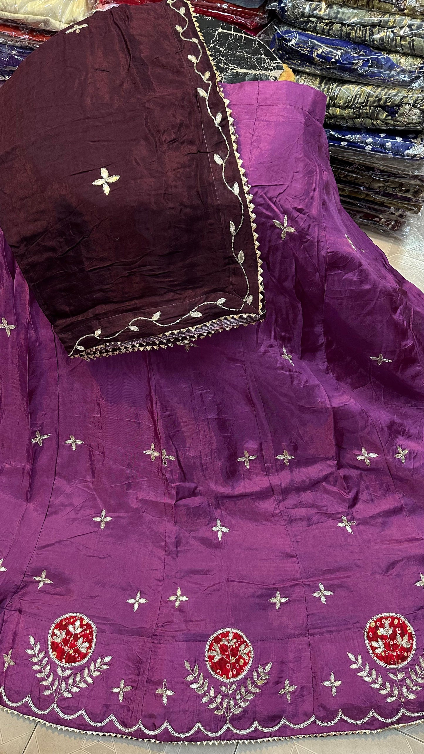 Kayatri New Designer Upara Silk Lehenga with Premium Finish