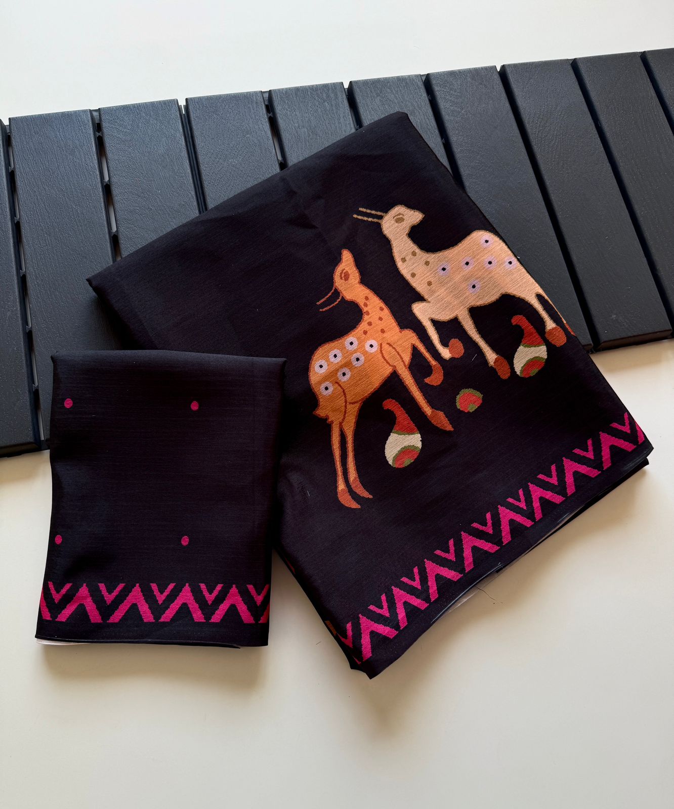 Kayatri New Trendy Digital Verli Print Chinon Saree for Everyday Elegance