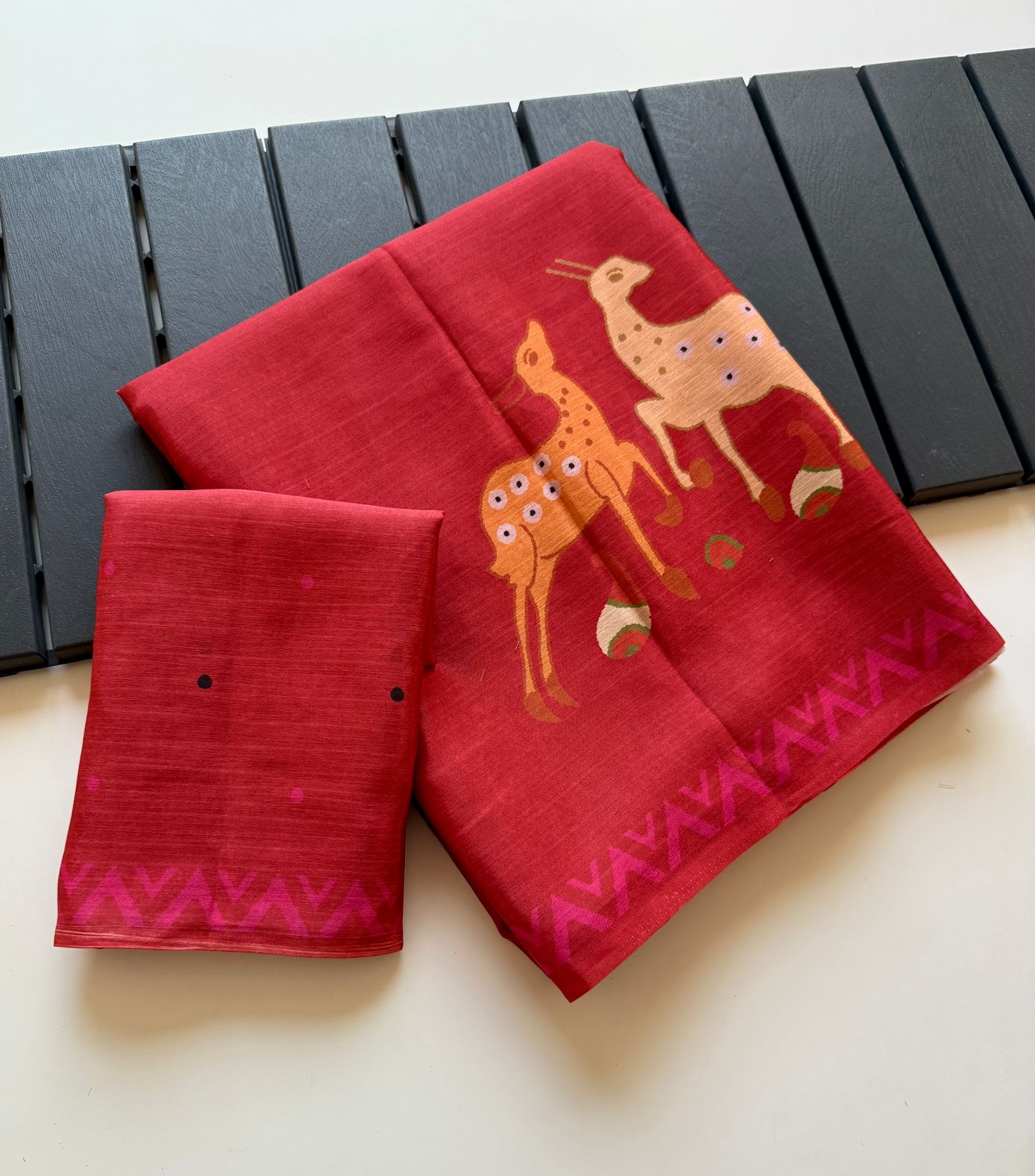 Kayatri New Trendy Digital Verli Print Chinon Saree for Everyday Elegance