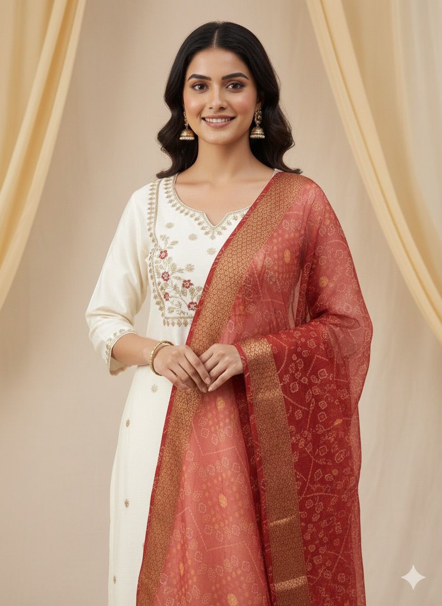 Kayatri New Designer Roman Silk Kurti with Sequence Embroidery Matching Pants