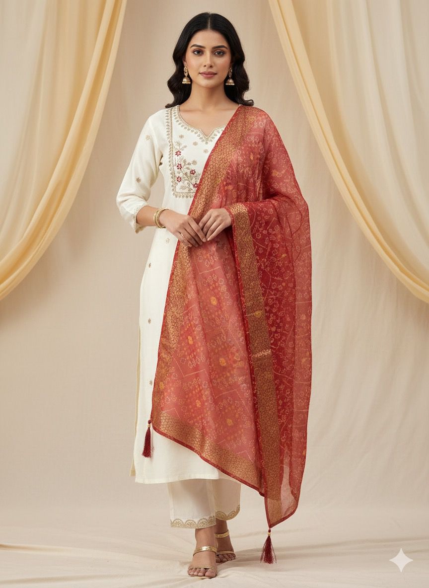 Kayatri New Designer Roman Silk Kurti with Sequence Embroidery Matching Pants