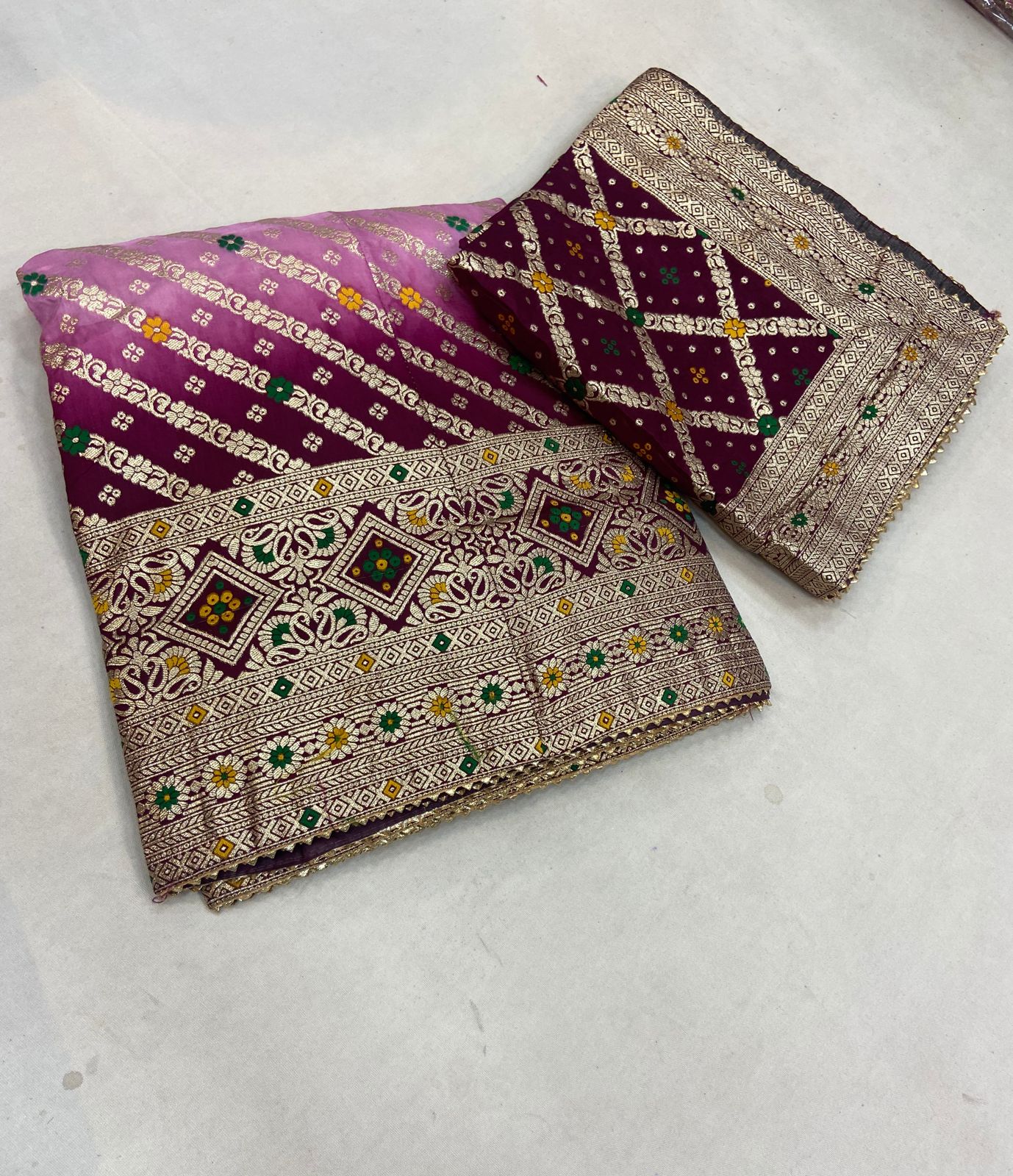 Kayatri New Premium Banarasi Dola Silk Lehenga Set with Heavy Banarasi Designer Blouse