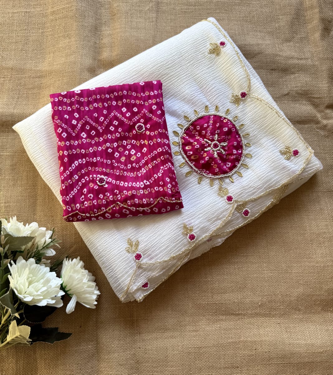 Kayatri New Royal Crush Georgette Saree with Zardozi Handwork All Over