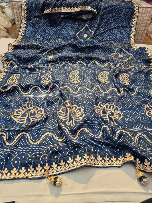 Kayatri Latest Designer Pure Gaji Silk Saree