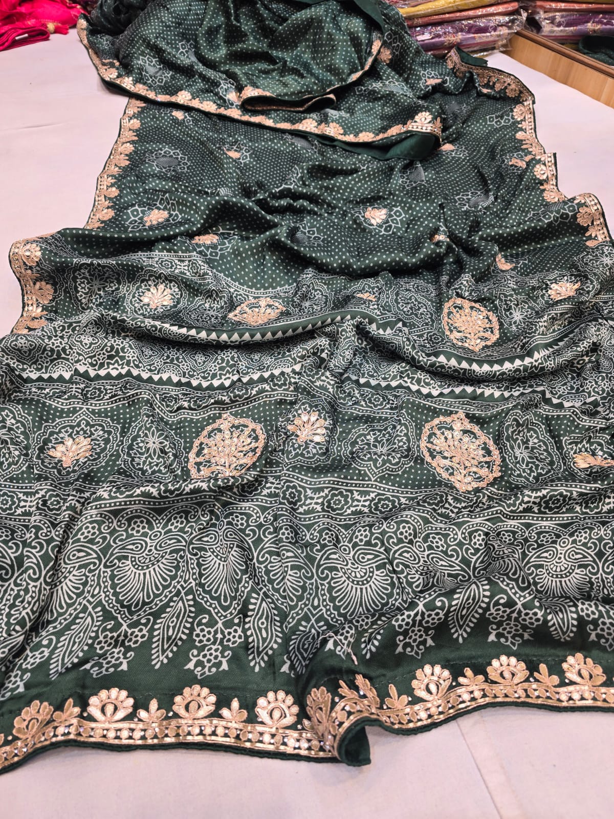 Kayatri New Bollywood Style Gotapatti Work Saree