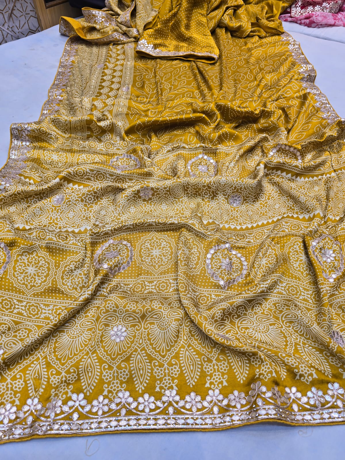 Kayatri New Bollywood Style Gotapatti Work Saree