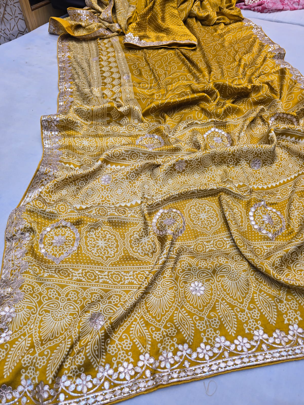 Kayatri New Bollywood Style Gotapatti Work Saree