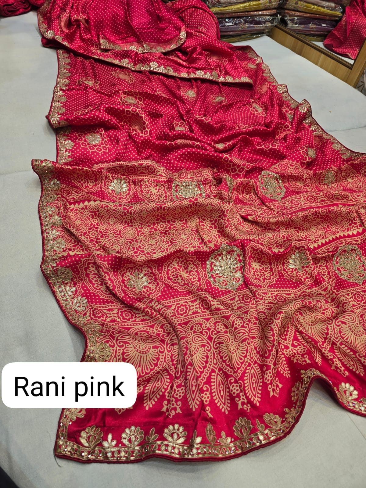Kayatri New Bollywood Style Gotapatti Work Saree