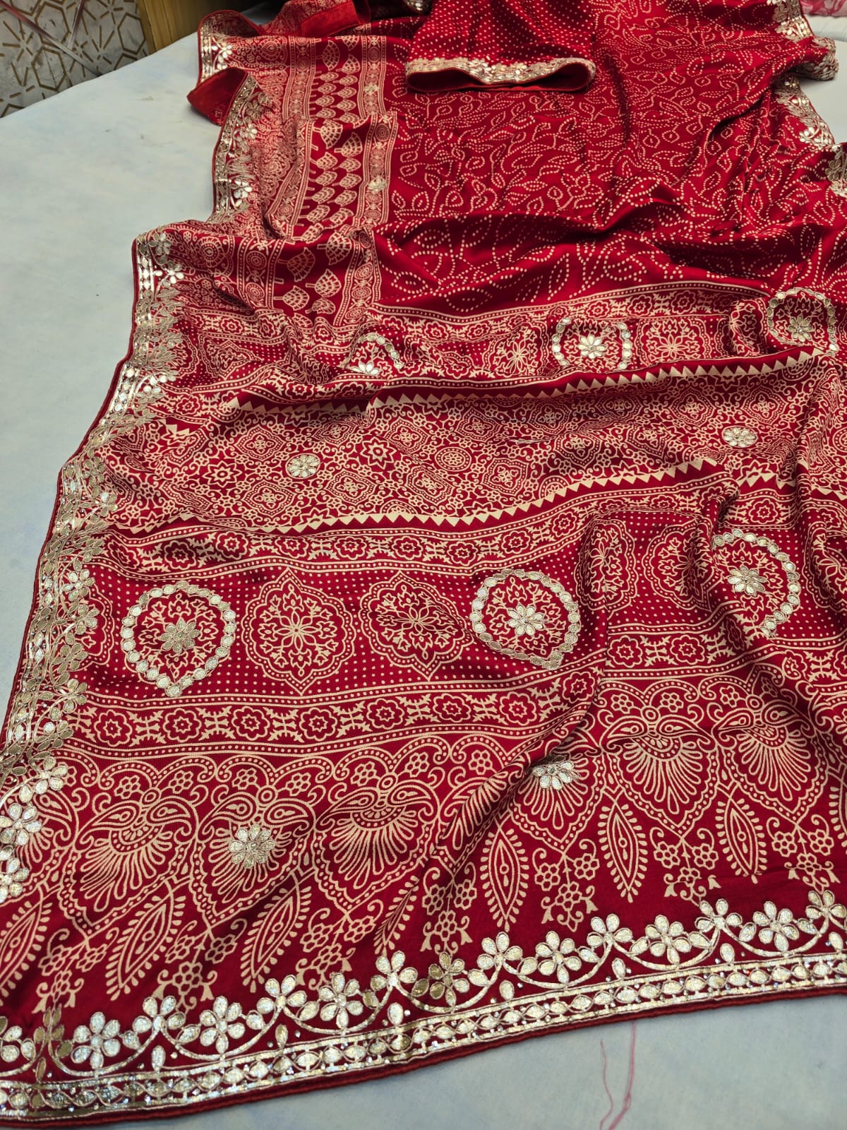 Kayatri New Bollywood Style Gotapatti Work Saree