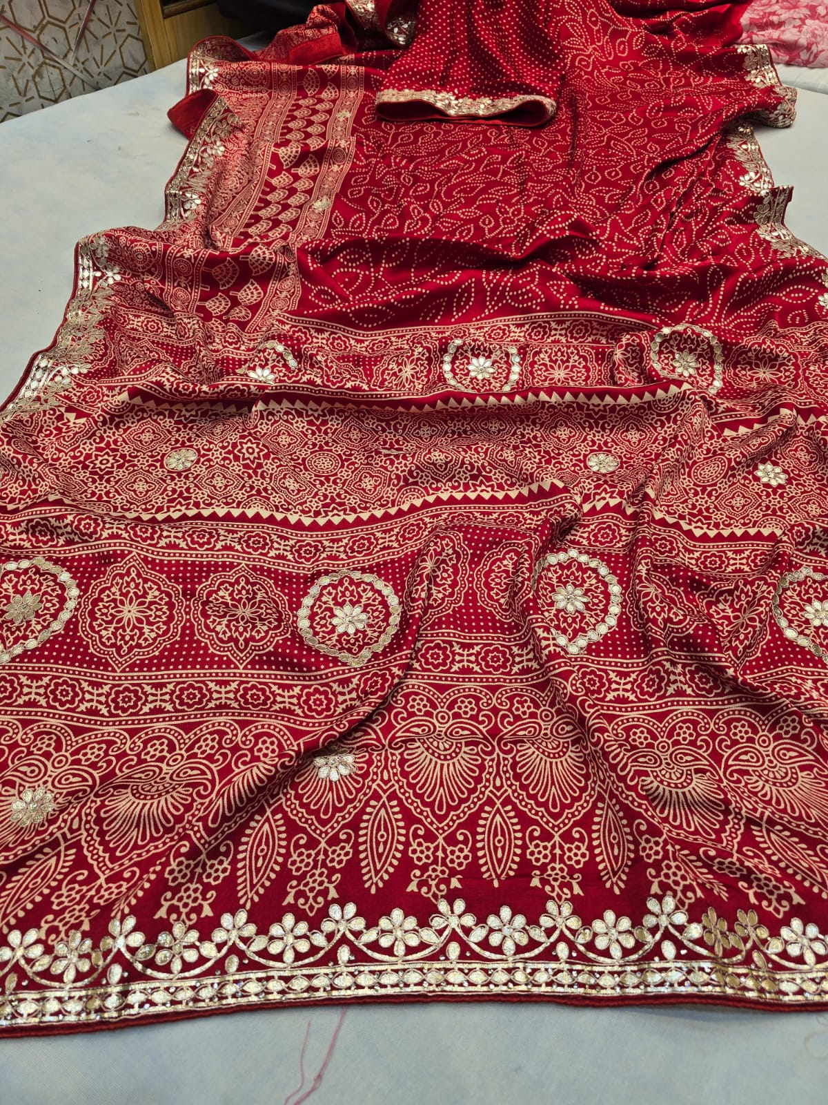 Kayatri New Bollywood Style Gotapatti Work Saree