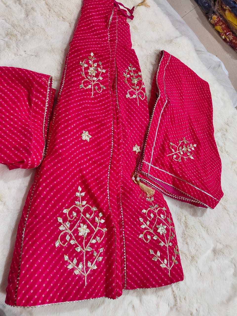 Kayatri Leheriya Style Traditional Wear Lehenga