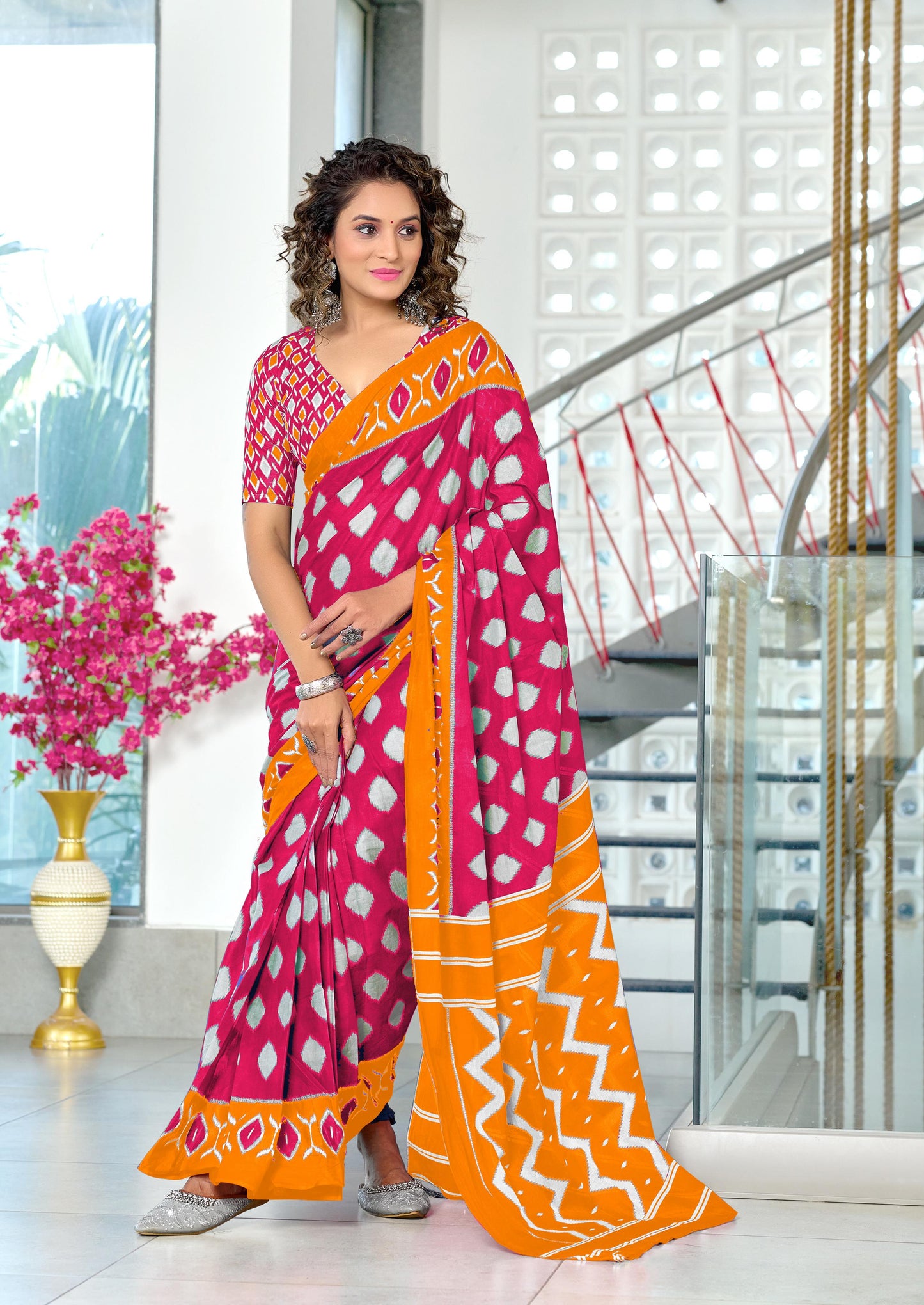 Kayatri New Hand Block Printed Cotton Saree