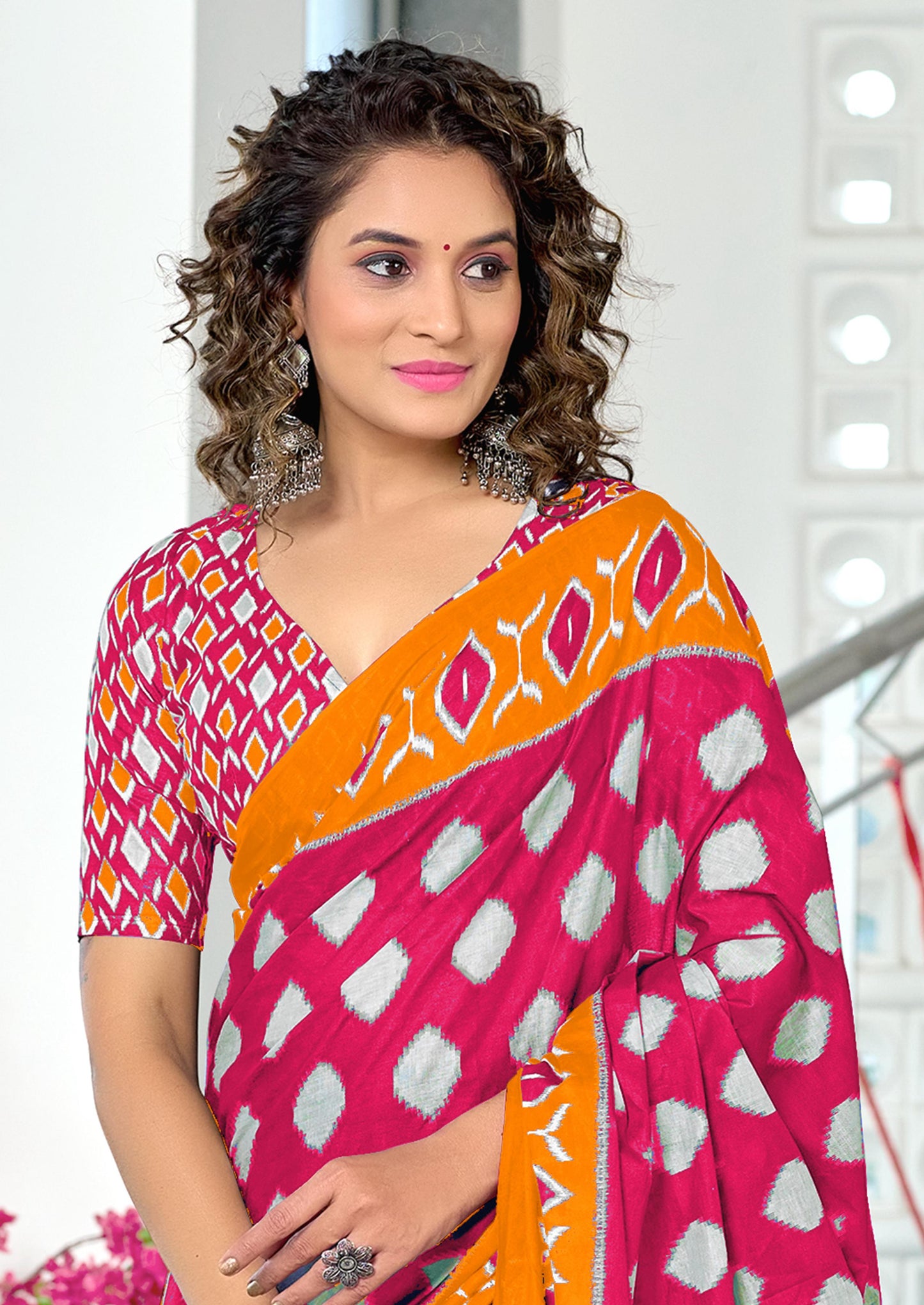 Kayatri New Hand Block Printed Cotton Saree