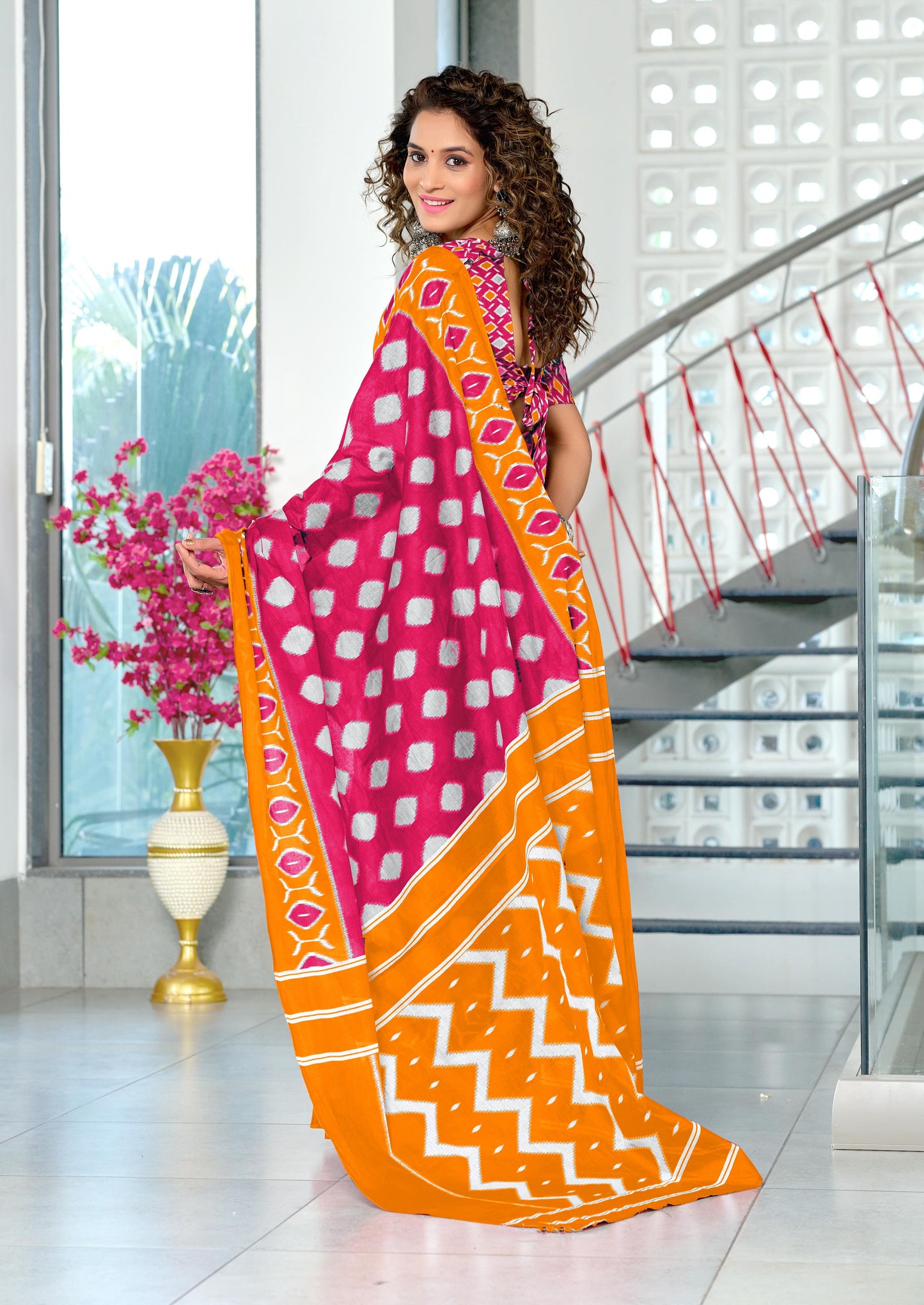 Kayatri New Hand Block Printed Cotton Saree