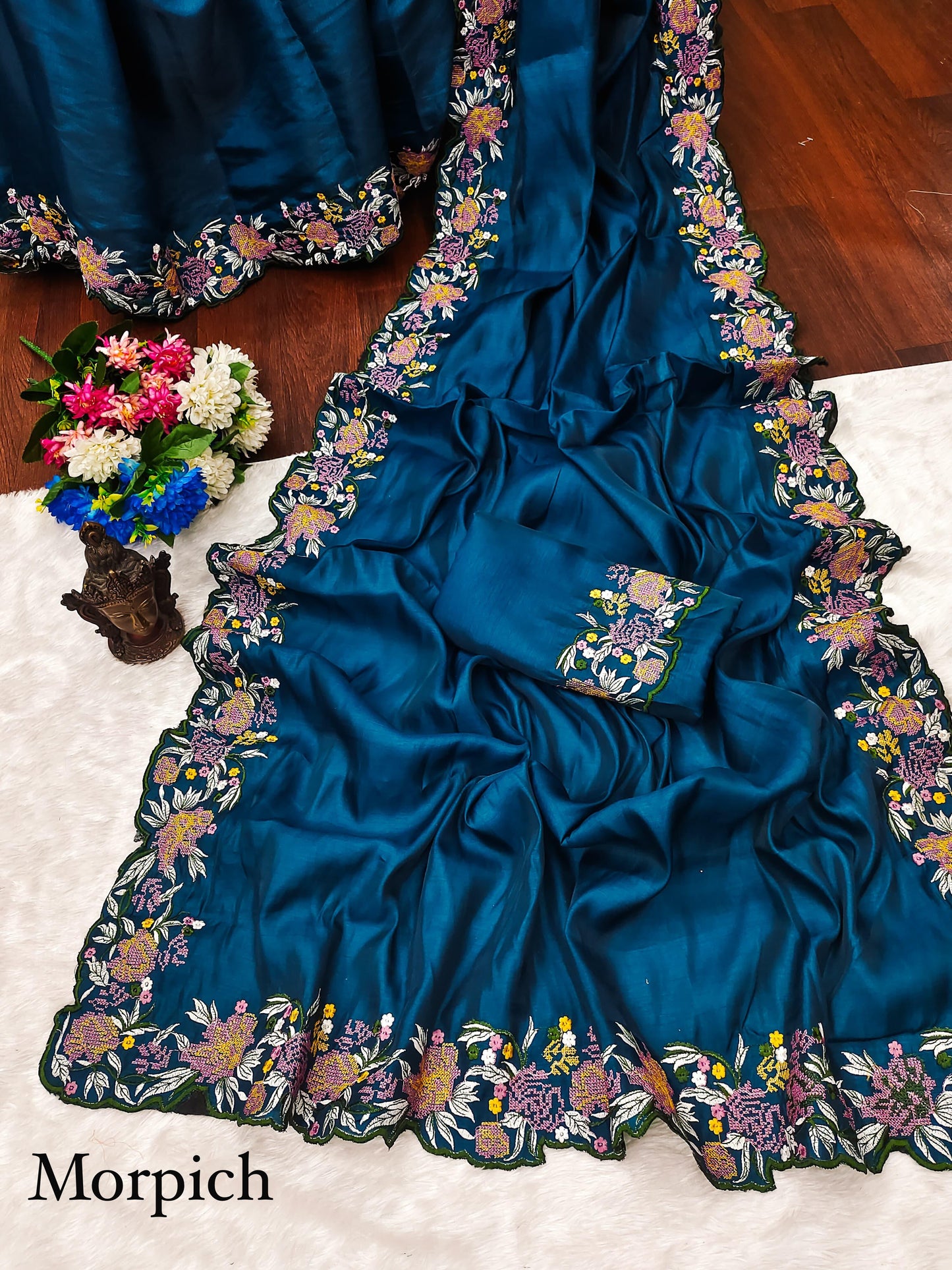 Kayatri New Pure Soft Tussar Silk Bollywood Style Saree