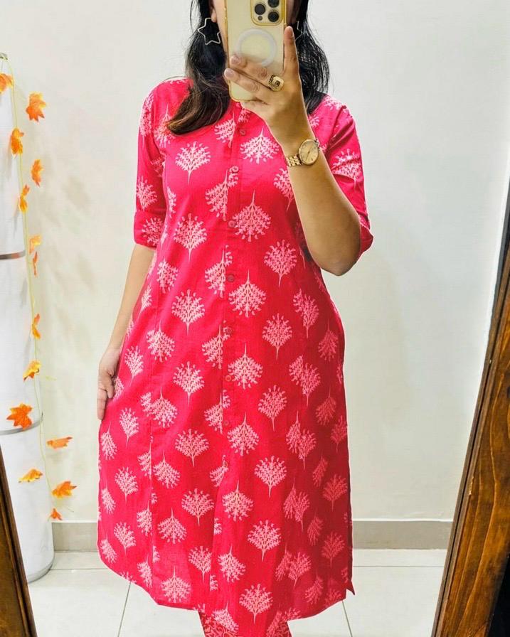 Kayatri Launching Designer Co-Ords set in Aline Kurti Pattern