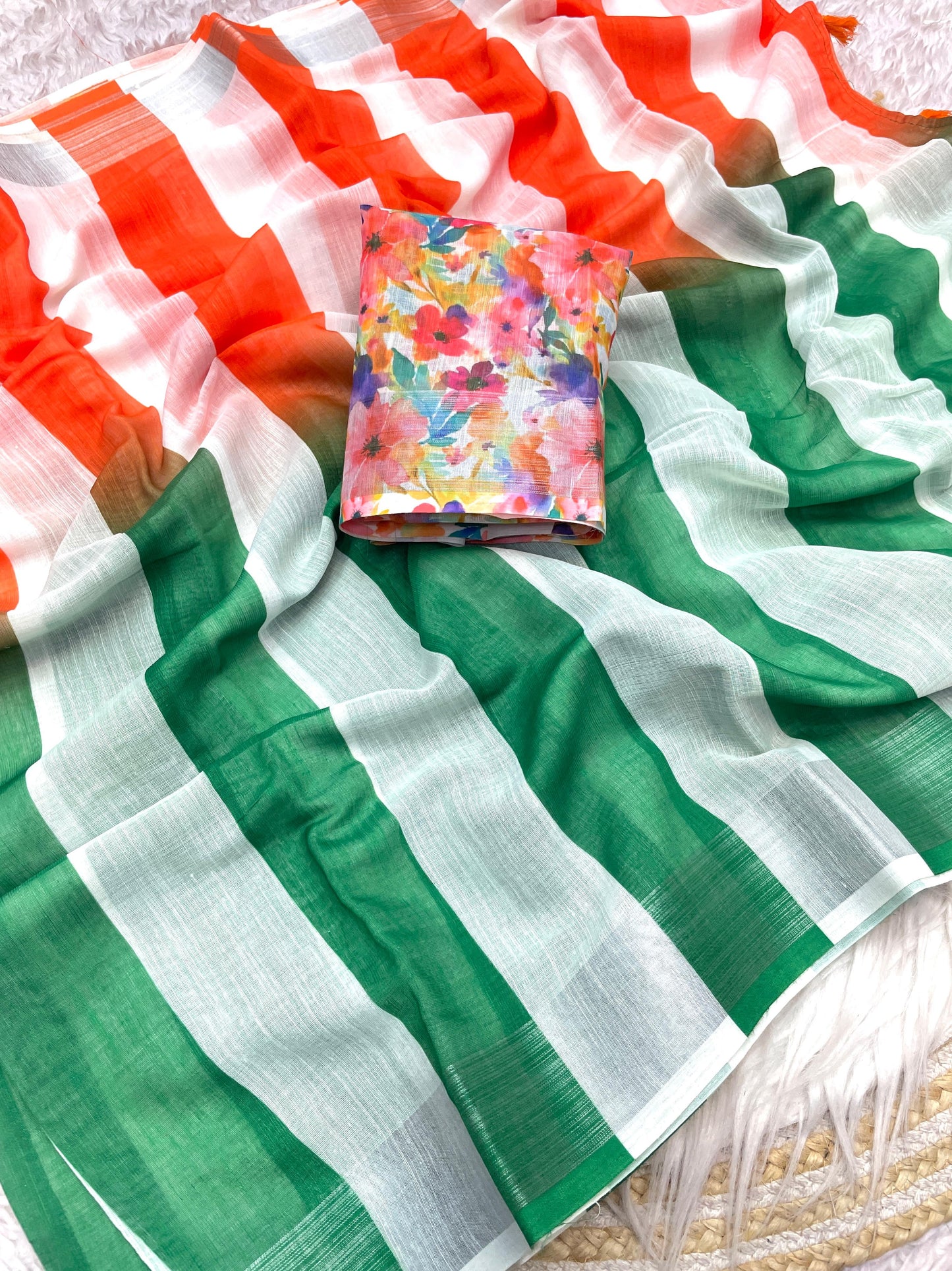 Kayatri New Lilen Digital Print Saree