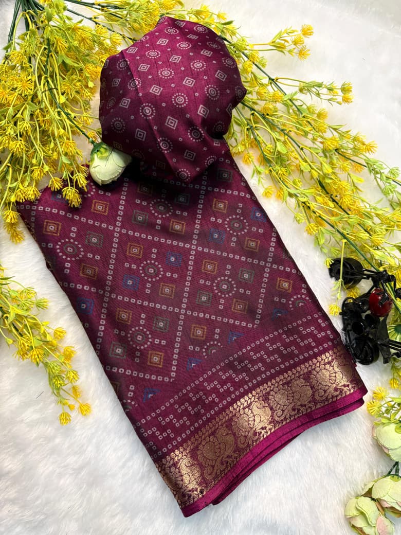 Kayatri New Traditional Pen Kalamkari Black Dola Silk Saree with Zari Hamsa Border